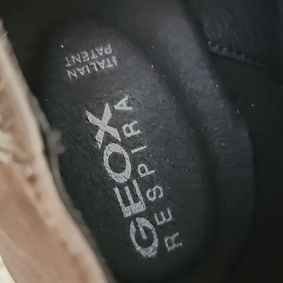 GEOX RESPIRA ANNYA SHORT BOOTIES TAUPE WOMENS 39.5 - Picture 4 of 16